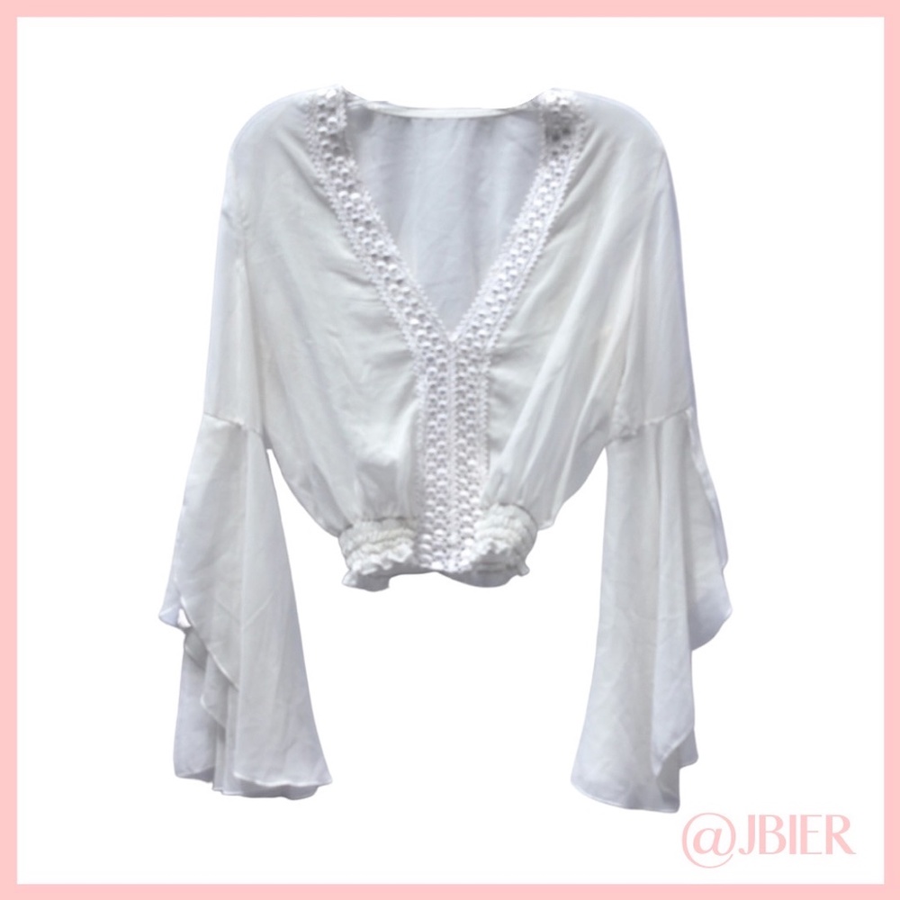 Go With The Flow Chiffon Blouse - image 1